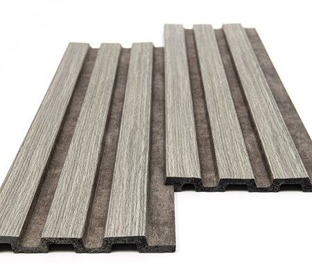 PS PANEL ΜΕ 3D ΠΗΧΑΚΙΑ 02/116 PIANO 12/122/2900mm GREY OAK/RUST NewPlan