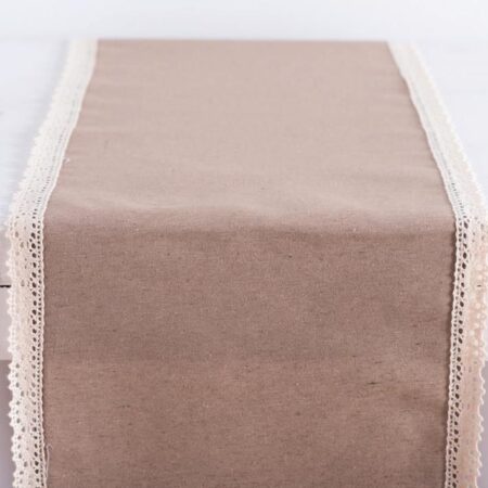Beauty Home ΡΑΝΝΕΡ ΥΦΑΣΜΑΤΙΝΟ ΜΕ ΔΑΝΤΕΛΑ 30 cm x 1.5m