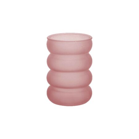 Beauty Home Βάζο γυάλινο Victor – Σάπιο μήλο Ø8×11,5cm – 380ml