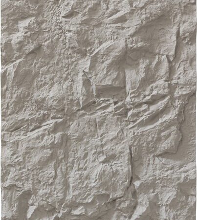 PANEL PU ΤΕΧΝΗΤΗΣ ΠΕΤΡΑΣ 334040 ROCK STONE 600/1200mm LIGHT GREY NewPlan