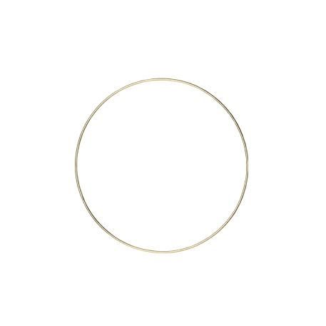 Beauty Home ΜΕΤΑΛΛΙΚΟΣ ΚΥΚΛΟΣ ΧΡΥΣΟΣ 20 CM