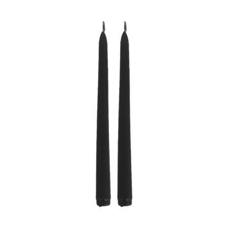 Beauty Home 2 Κεριά – Μαύρα Ø2,2 x 25 cm
